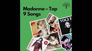 Madonna - Top 9 Songs Mnemonic (CLuB TILL Vogue Plays)