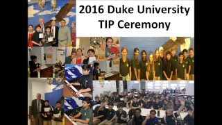 Duke TIP Ceremony 2016