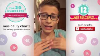 Sia – Cheap Thrills Top 20 Musical.ly w/ JoJo, Max and Harvey, khialopez