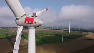 Windpark Wortberg (Haarbrück) Teil 2/3 Enercon E-115 Luftaufnahmen (Dji mini 2)