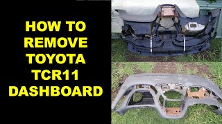 How to Remove the TCR11 Dashboard TCR [ Tarago Previa Estima ]