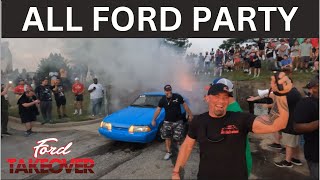 BEST ALL FORD PARTY YET!  FORD TAKEOVER 2023 PREMEET