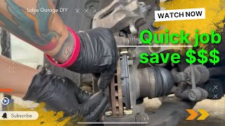 How to replace front brake pads Hyundai Accent/Kia Rio 2012-2017