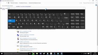 Como acessar teclado virtual rapido no windows 10