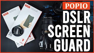 POPIO Tempered Glass for DSLR Camera | Cheap DSLR Screen Guard Protector and Glass Guard