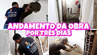 DIÁRIO DE OBRA #21 / TRÊS DIAS NA OBRA, AR CONDICIONADO NA CASA TODA, ESTÁ FICANDO PRONTA 😱