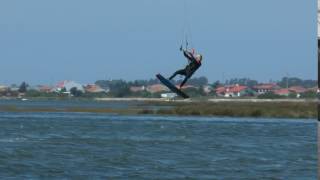 Kitesurfing Technique - Toeside Back Loop Downloop Transition