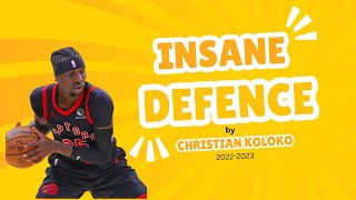 Christian Koloko INSANE Defense Highlights for Raptors!