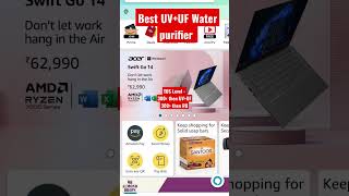 BEST UV+ UF Water Kent Max Purifier|For TDS below 300. #amazon #waterpurifier #rofilter