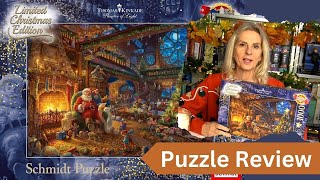 Der Weihnachtsmann und seine Wichtel | Puzzle von Schmidt 59494 Thomas Kinkade | 1000 Teile