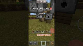 minecraft viral tik tok hack💯 || #shorts #trending