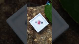 Rhodolite Garnet and Gray Spinel.