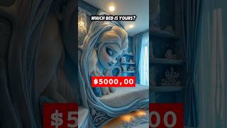 This INSANE Elsa Bed! Pick your Bed. #disney #shorts