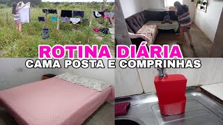 ORGANIZAÇÃO DO LAR💕 FIZ CAMA POSTA/ LAVEI ROUPA/NOVO ITEM PARA COZINHA