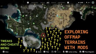 Exploring Offmap Terrains in Horizon Forbidden West with Mod