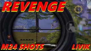 REVENGE | M24 SHOTS | CLASSIC | LIVIK | 4v4 | PUBG MOBILE