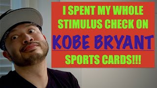 BUYING SPORTS CARDS WITH MY STIMULUS CHECK IN 2021 | KOBE BRYANT COLLECTING AND INVESTING