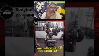 Esse exercício está certo?🤣Ele tá malhando o que ?#rir#shortsclip#shortsviral#shorts#gym