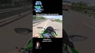 Kawasaki Ninja zx10r hyper ride and wheelie #shorts #zx10r #viral