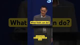 What faith can do?