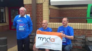 Ice Bucket Challenge - Island MP Andrew Turner and Isle of Wight Council chairman Cllr Ian Ward