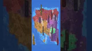 Timelapse of the Iberian Peninsula - WorldBox Short