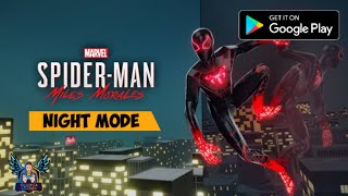 Spiderman Miles Morales FanMade Game Night Mode Gameplay - Very High Graphics - Link In Description