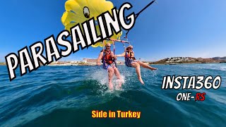 WOW!Flying high over the Ocean.PARASAILING TURKEY 2022-INSTA360 ONE-RS