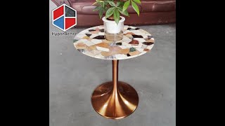 colorful mosaic coffee table