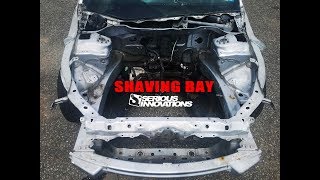 Shaving engine bay on Becky Accord