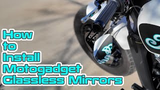 How to Install Motogadget Glassless Mirrors on the Indian Scout Bobber