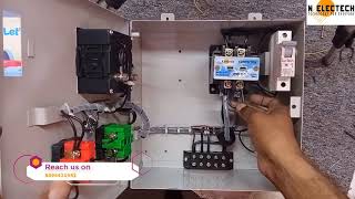 Nelectech Semi-automatic pump controller. अर्ध स्वचालित पंप नियंत्रक।