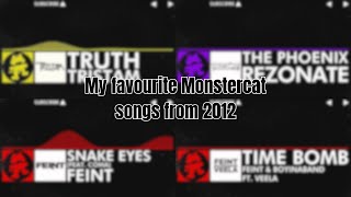 My favourite Monstercat songs from 2012