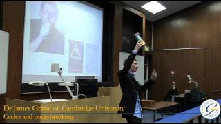 Maths Degree Lecture: mathematics of codes and code-breaking