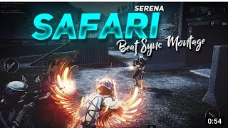 Serena-Safari Best Beat Sync Android Editing Pubg Mobile / BGMI Montage |road to 5K | #bgmi #safri