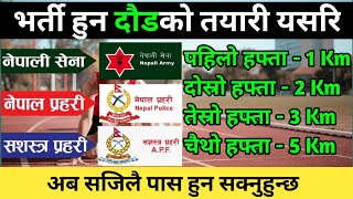 Running कसरी कटाउने ? Running Preparation of Nepal Army | Nepal Police | Apf