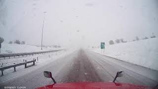 Texas snow driving