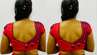 New model blouse design |simple and easy blouse design cutting and stitching