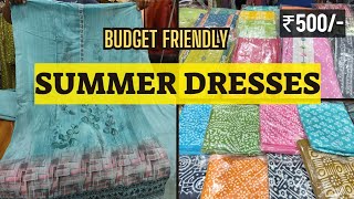 new dress collection 2024 | Cotton dresses #bangalore #shivajinagar #shopping #ramzan