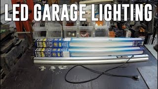 Garage Lighting Upgrade - Harbor Freight LED Shop Lights