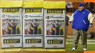 Mark Mangino packs! 2020 Panini Chronicles Draft Picks Football Fat Packs Opening and Review