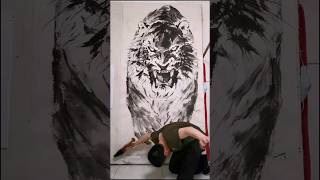 3d art painting on wall | 3d art zone #shortsfeed #shorts