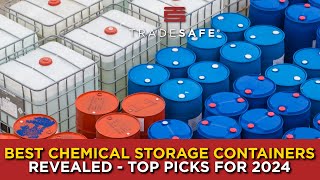 Best Chemical Storage Containers Revealed - Top Picks for 2024