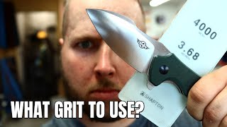 STONE SHARPENING the new Zilla Folder - [ What Grit?! ]