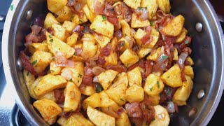 BREAKFAST POTATOES WITH BACON. HOW TO MAKE BREAKFAST POTATOES.