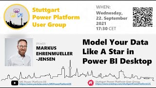 Model Your Data Like A Star in Power BI Desktop by Markus Ehrenmueller Jensen