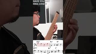 Have You Met Miss Jones? -Walking Bass Ideas- #bassplayer #bassist #bass #jazz #swing