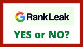 RANK LEAK Review - Legit RankLeak App?