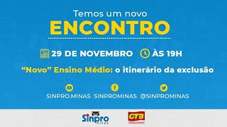 O “novo” ensino médio: o itinerário da exclusão - Sinpro Minas