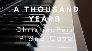 (Twilight)A Thousand Years - Christina Perri- beautiful  piano cover.